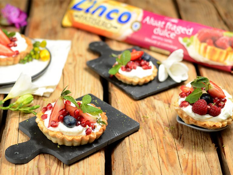 Mini Tarte Cu Crem De Br Nz Mascarpone I Fructe Linco Patisero